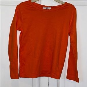 Hanna Andersson Size 100 4T orange long sleeve